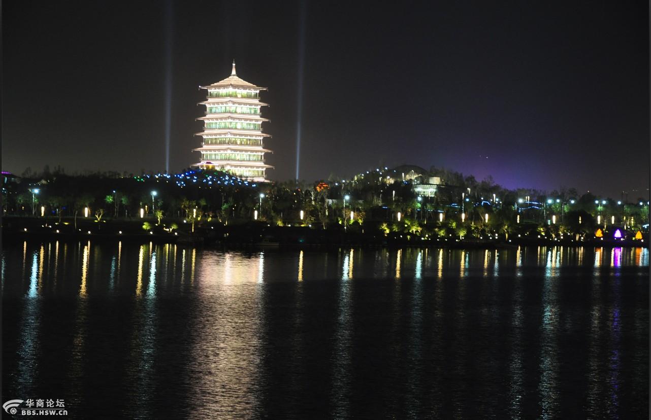 西安世园会夜景