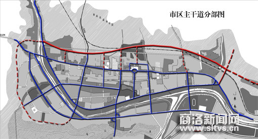 主题:商洛市区将建环城北路 同时进行工农路改造(图)