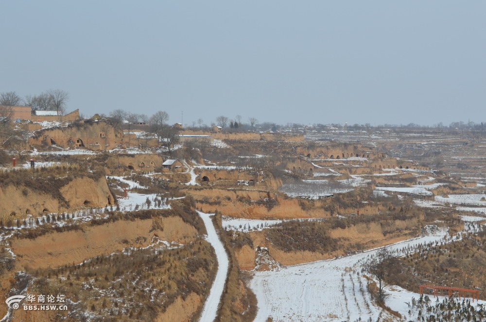 渭北高原雪霁图