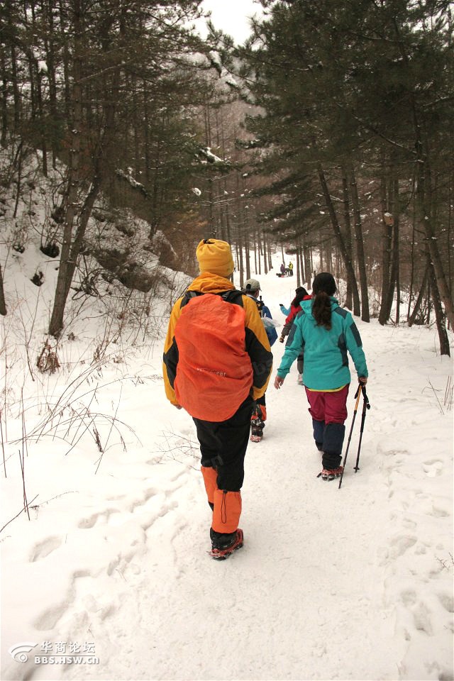 朝天场领略冰雪世界,分水岭炫舞青春足迹