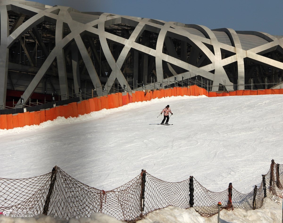奥体滑雪场图片