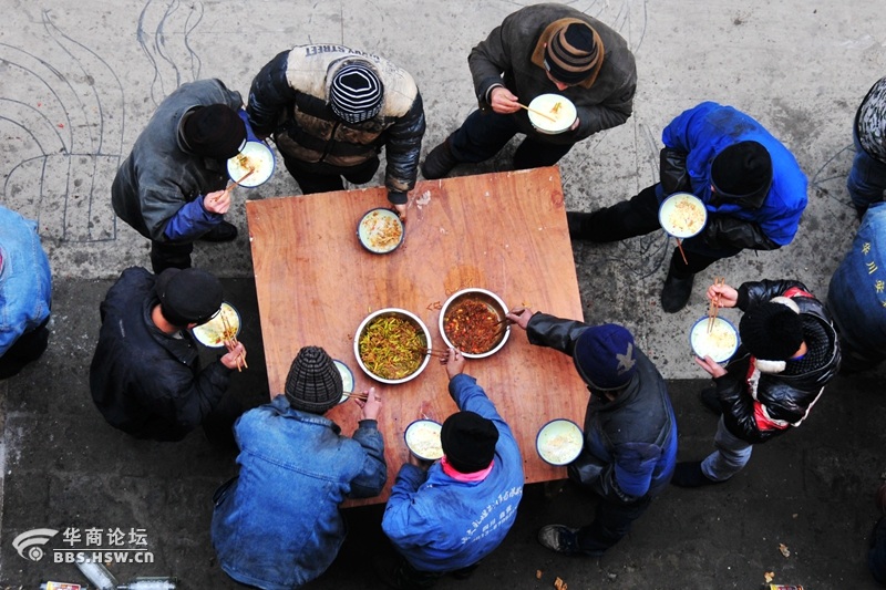 农民工午餐图片