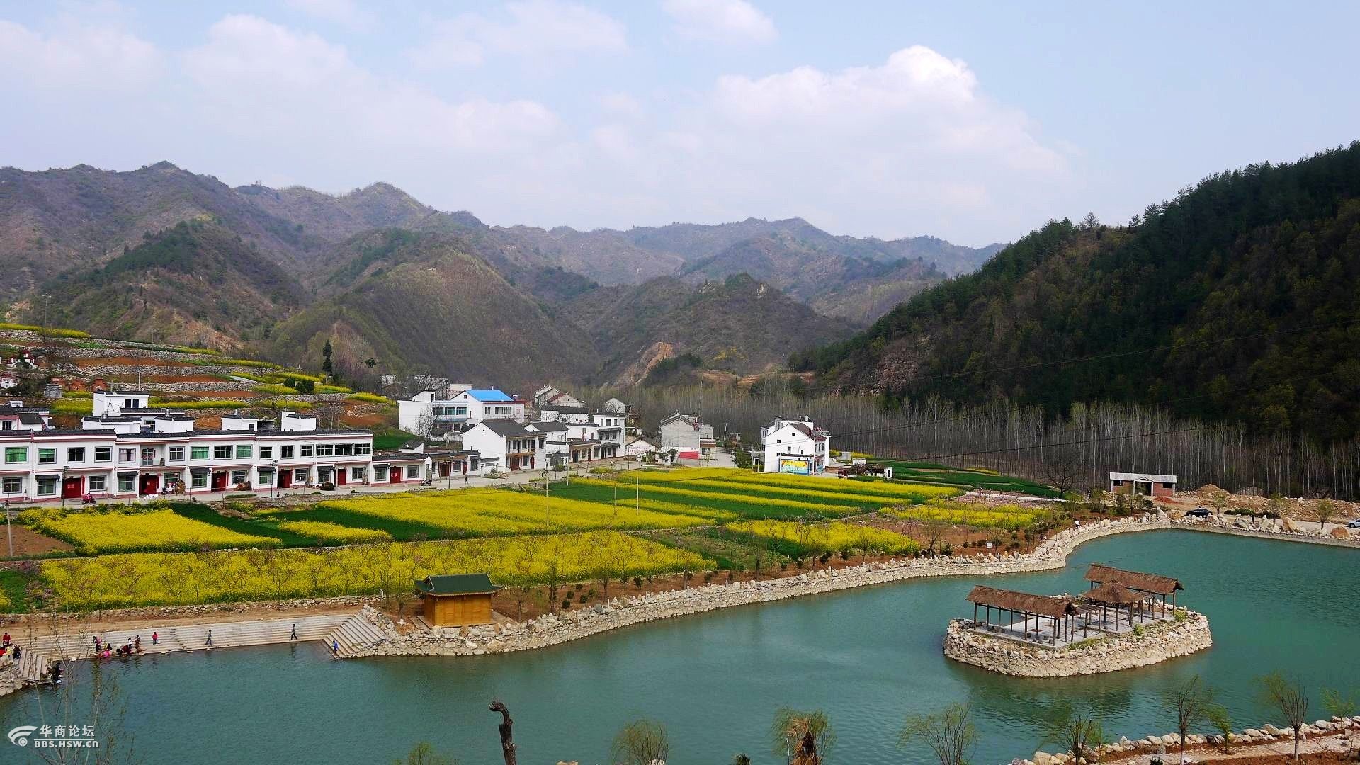 摄影踏青好去处商南清油河后湾村