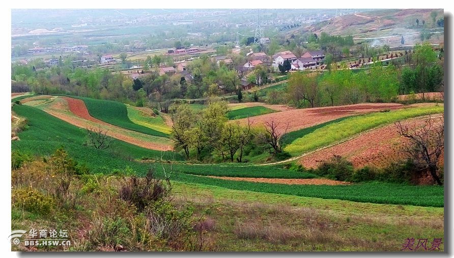 蓝田徐家山风景图片