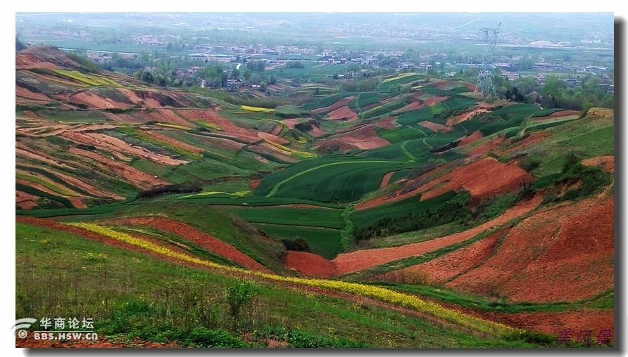 蓝田徐家山风景图片