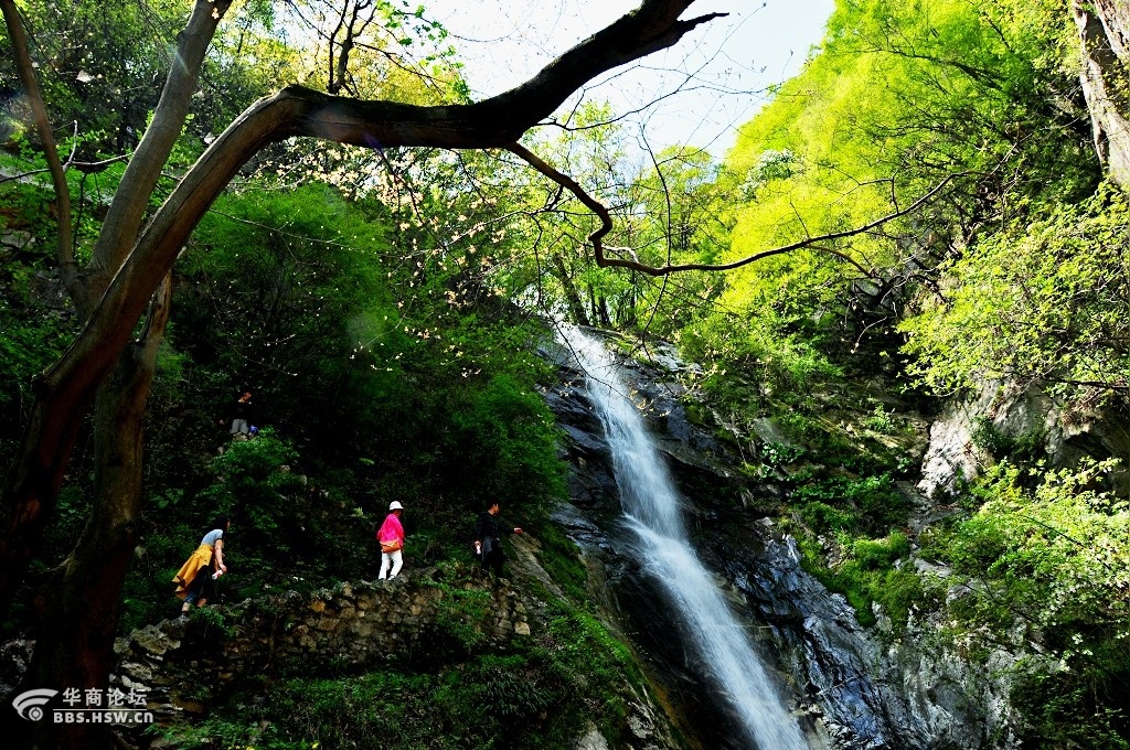 沣峪口九龙潭图片